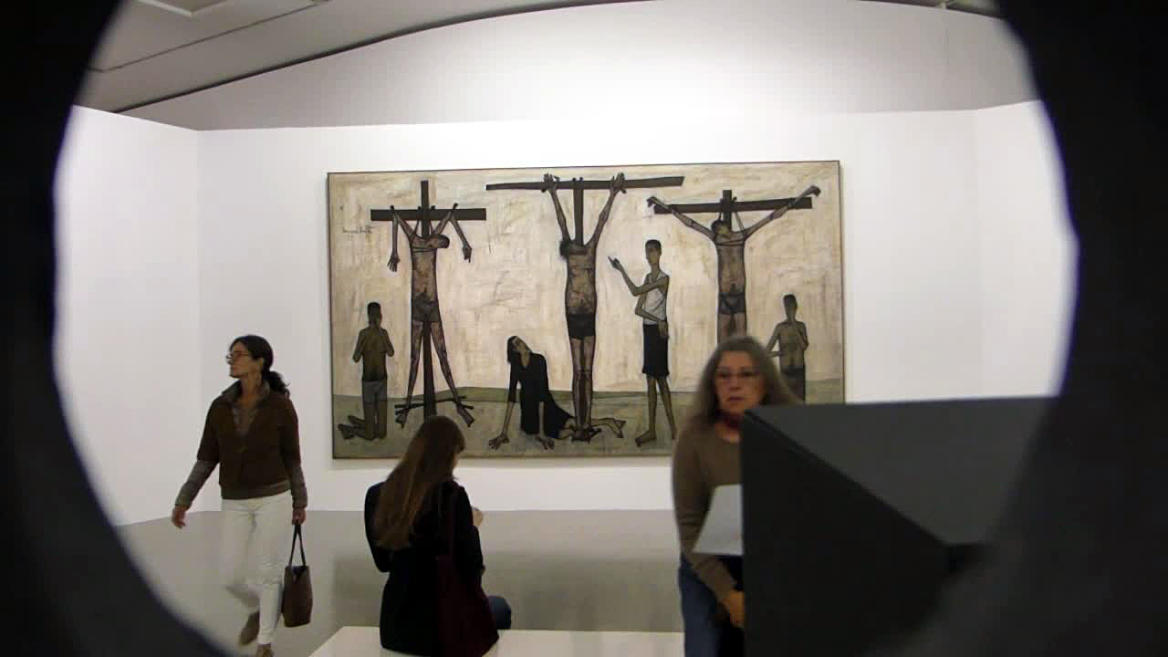 musée d'art moderne, paris, bernard buffet, rétrospective, mam, dominique gagneux