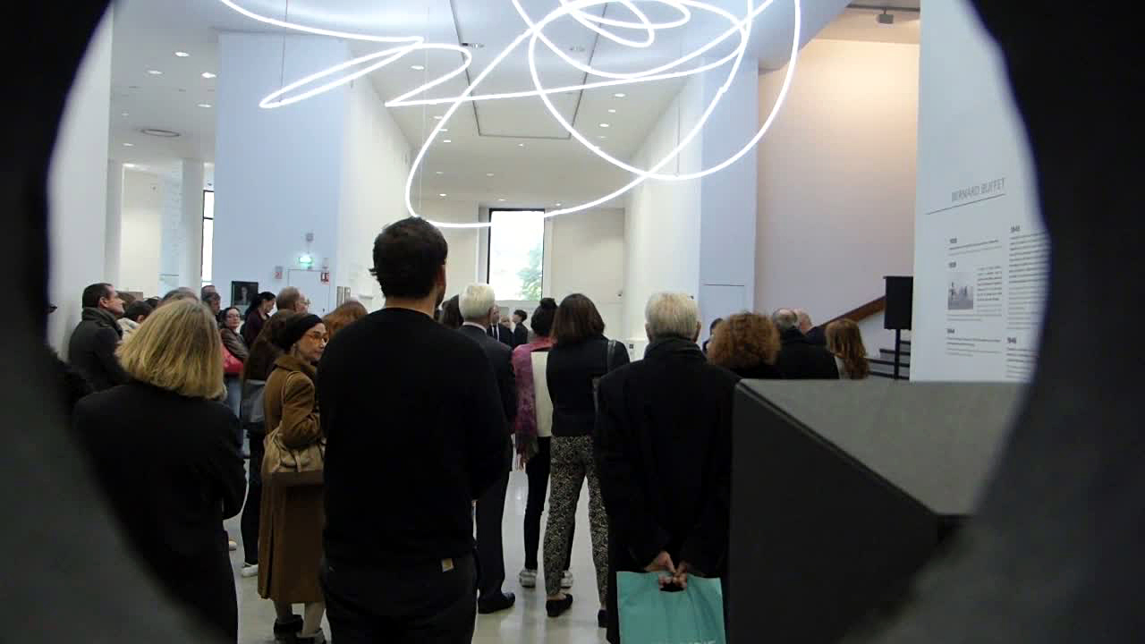 musée d'art moderne, paris, bernard buffet, rétrospective, mam, dominique gagneux