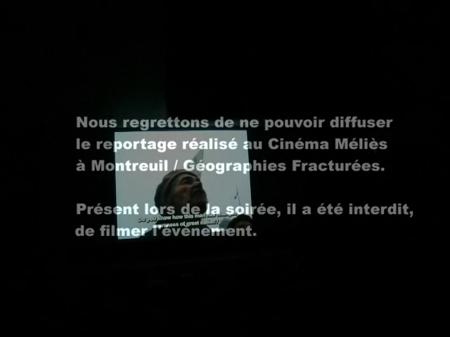 Cinéma Méliès Montreuil, Géographies fracturées, Radical East Performance Non Grata, R.E.P. Group, Chto Delat