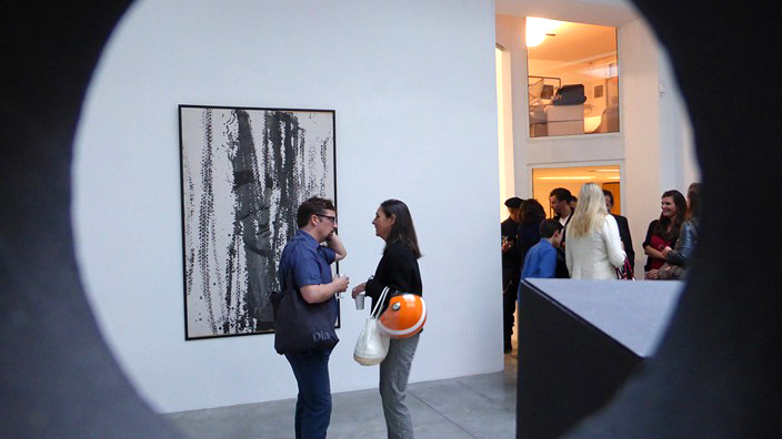 galerie anne de villepoix, wolf vostell, endogen depression, téléviseurs, laica, béton, dinde, fluxus