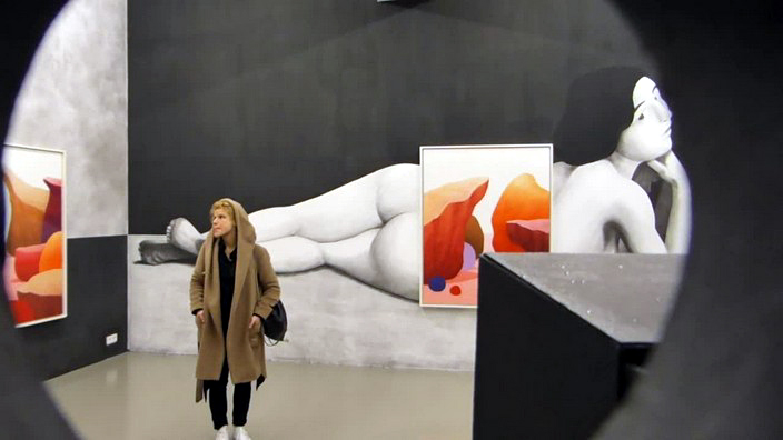 centre culturel suisse, pierre vadi, plus d'une langue, nicolas party, pastel et nu