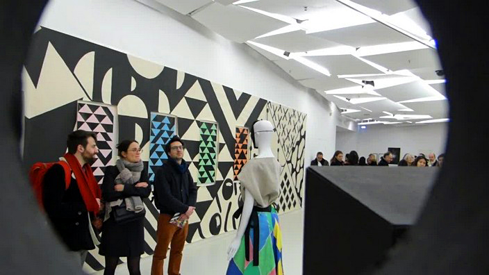 la galerie des galeries, karina bisch, les galeries lafayette, miss harlequin, art contemporain