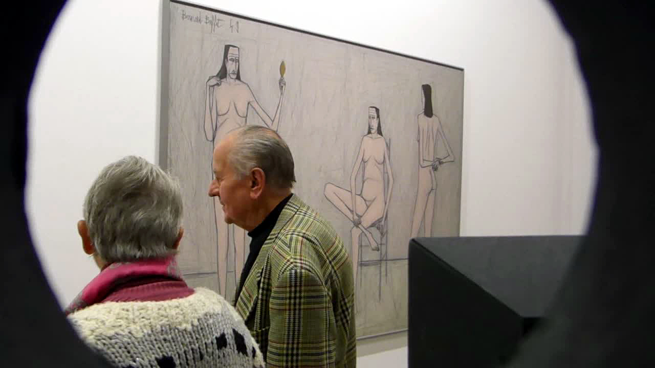 musée d'art moderne, paris, bernard buffet, rétrospective, mam, dominique gagneux