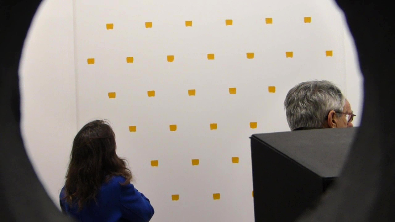 exposition, art contemporain, galerie, marian goodman, niele toroni, en passant, peinture