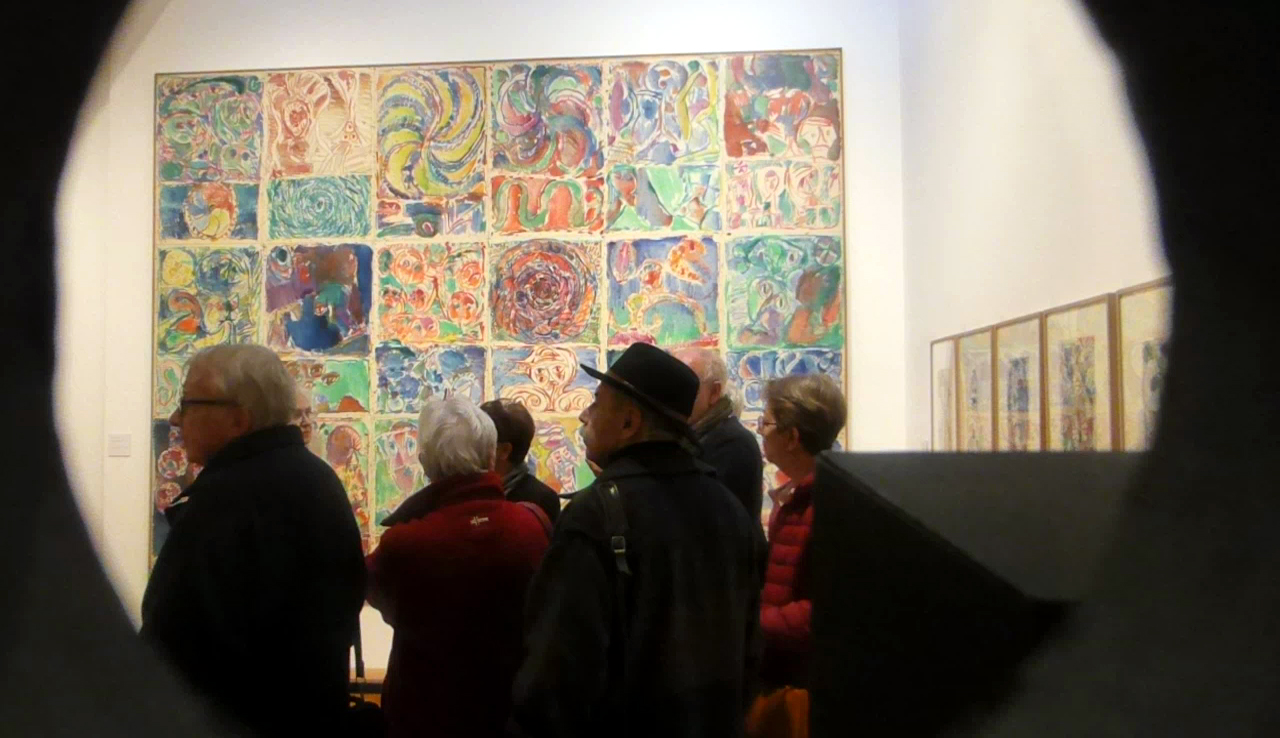 musée matisse, le cateau-cambrésis, alechinsky, marginalia, plume et pinceau, nord