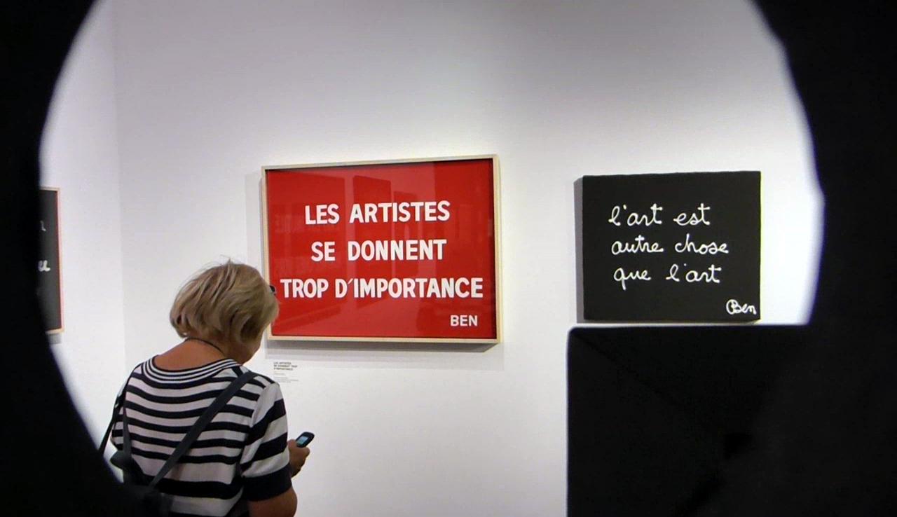 tout est art, ben, musée maillol, andres pardey, musée tinguely, aristide maillol, art contemporain